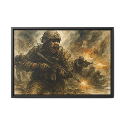 Copy of Matte Canvas, Framed (Multi-color)
