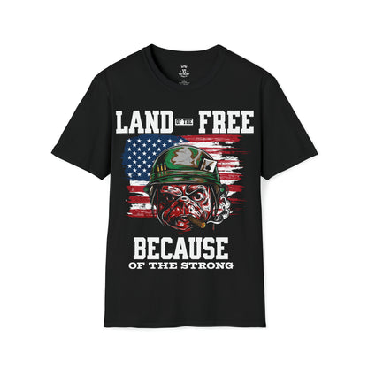 Land of the Free Because of the Strong Tee