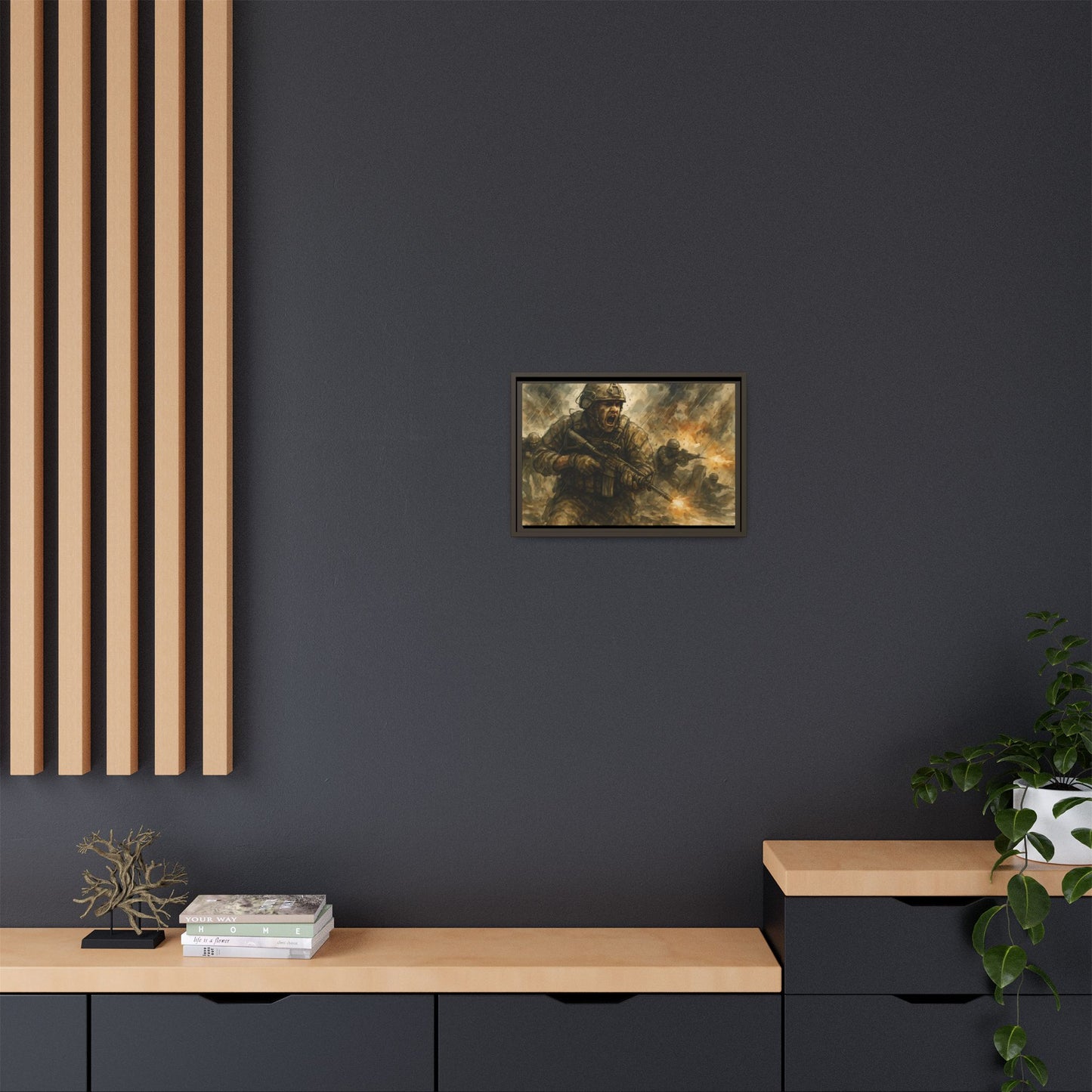 Copy of Matte Canvas, Framed (Multi-color)