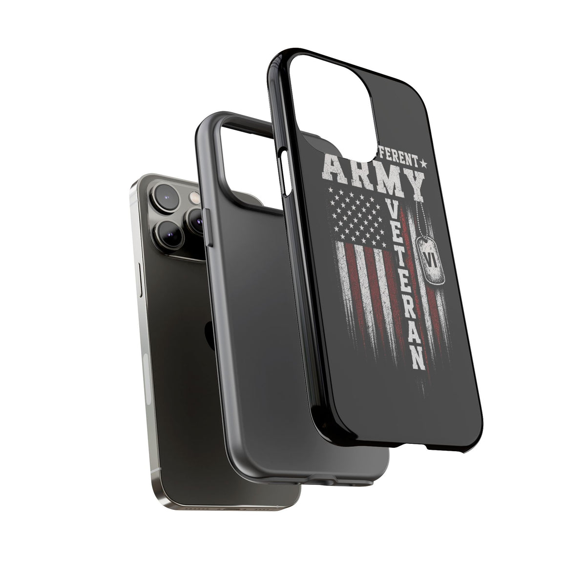 Built Different Army Veteran Tough Phone Case