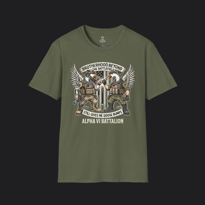 Brotherhood Beyond Goosebumps Tee — Military Brotherhood Veteran T-Shirt