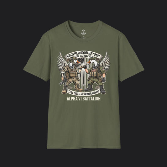 Brotherhood Beyond Goosebumps Tee — Military Brotherhood Veteran T-Shirt
