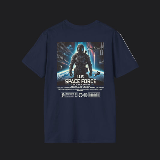 SPACE FORCE Semper Supra Tee — US Space Force Veteran T-Shirt