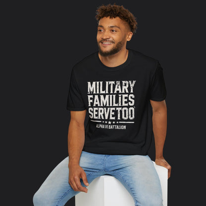 Military Families Serve Too Tee — Homefront Heroes Military Family T-Shirt