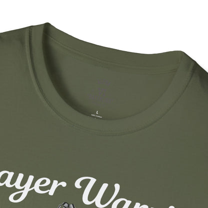 Prayer Warrior Tee Female — Christian Women's Faith Veteran T-Shirt