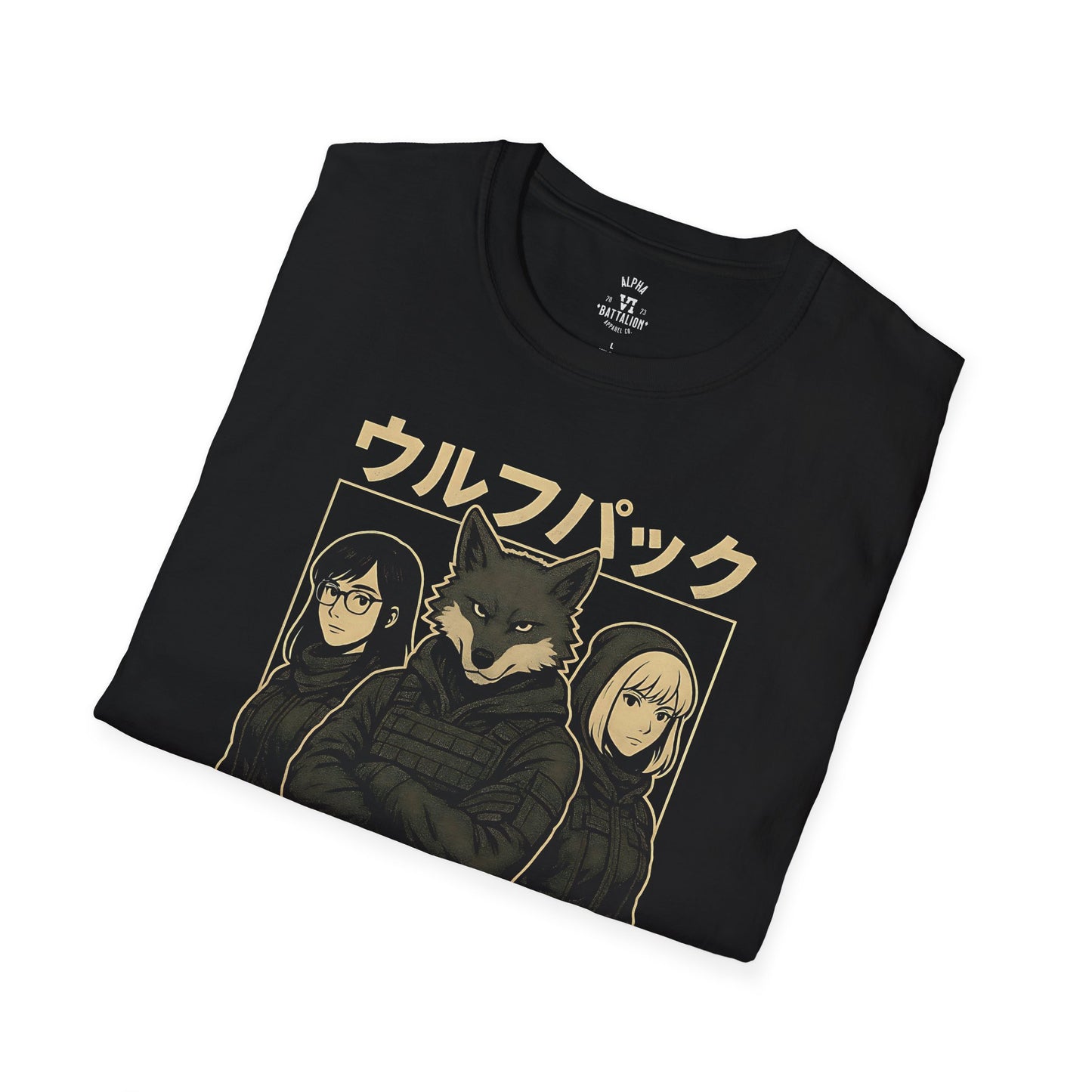 Alpha VI Battalion Wolf Pack Anime Tee