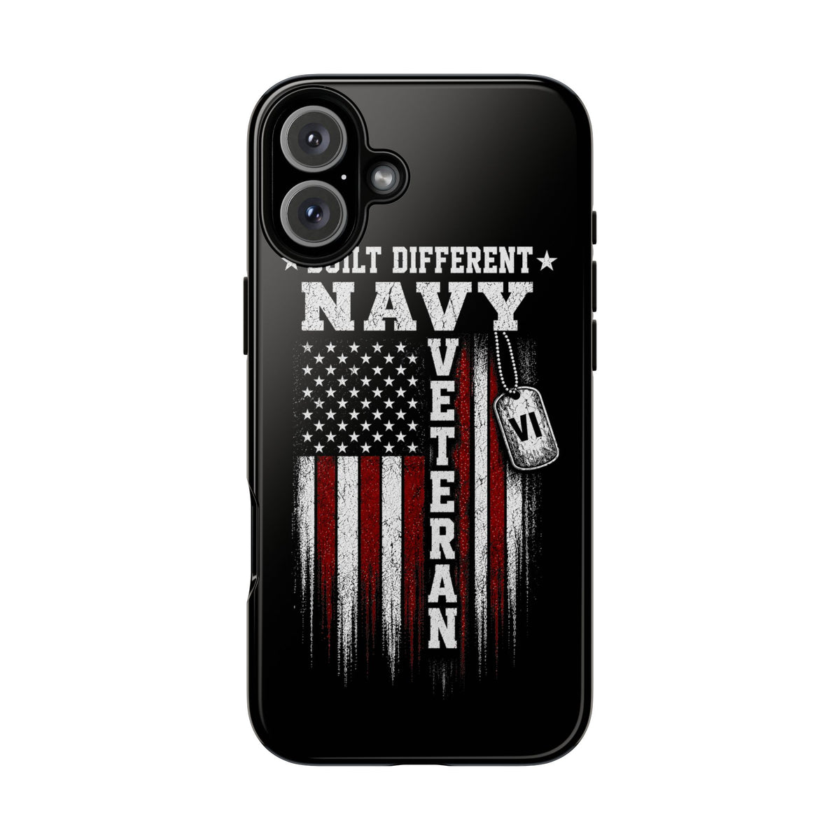Built Different Navy Veteran Tough Phone Case