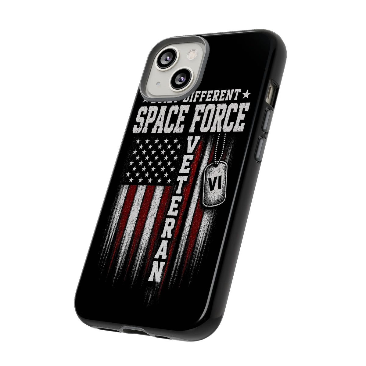 Built Different Space Force Veteran Tough Phone Case