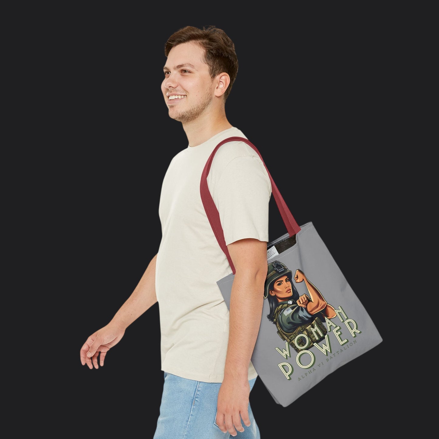 Rosie the Riveter Spirit Edition Tote Bag — Women's Empowerment Canvas Bag