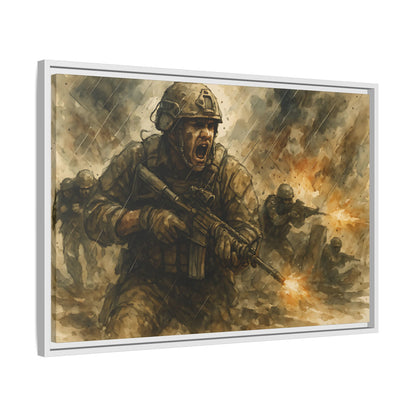 Copy of Matte Canvas, Framed (Multi-color)