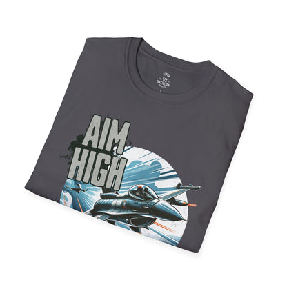 Aim High Fighter Jet Tee