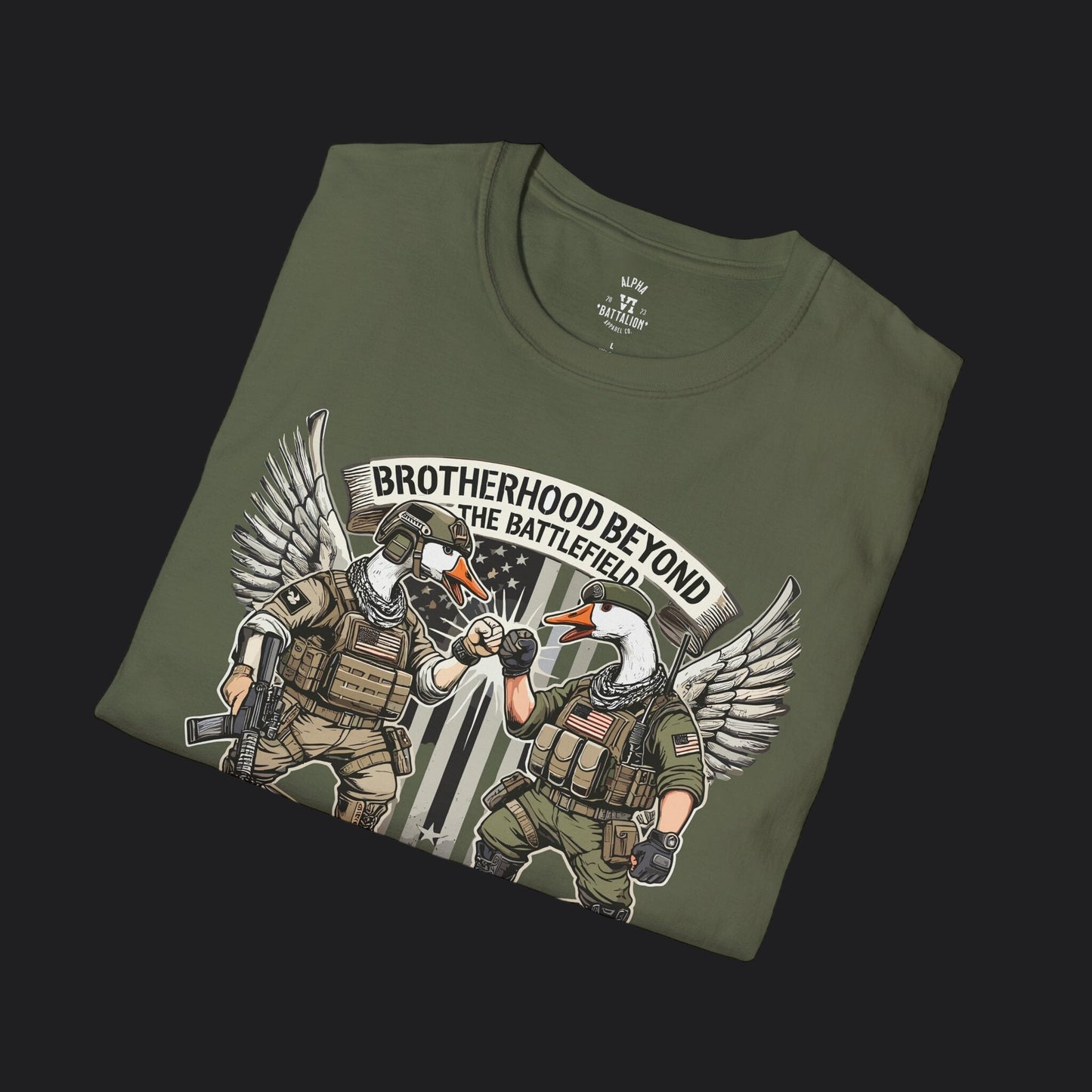 Brotherhood Beyond Goosebumps Tee — Military Brotherhood Veteran T-Shirt