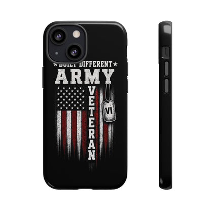 Built Different Army Veteran Tough Phone Case