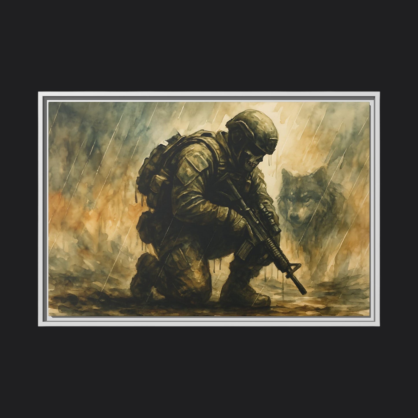 Loyalty in the Shadows Canvas Art – Alpha VI Signature Series