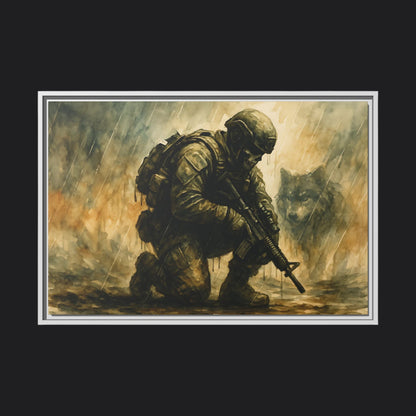 Loyalty in the Shadows Canvas Art – Alpha VI Signature Series