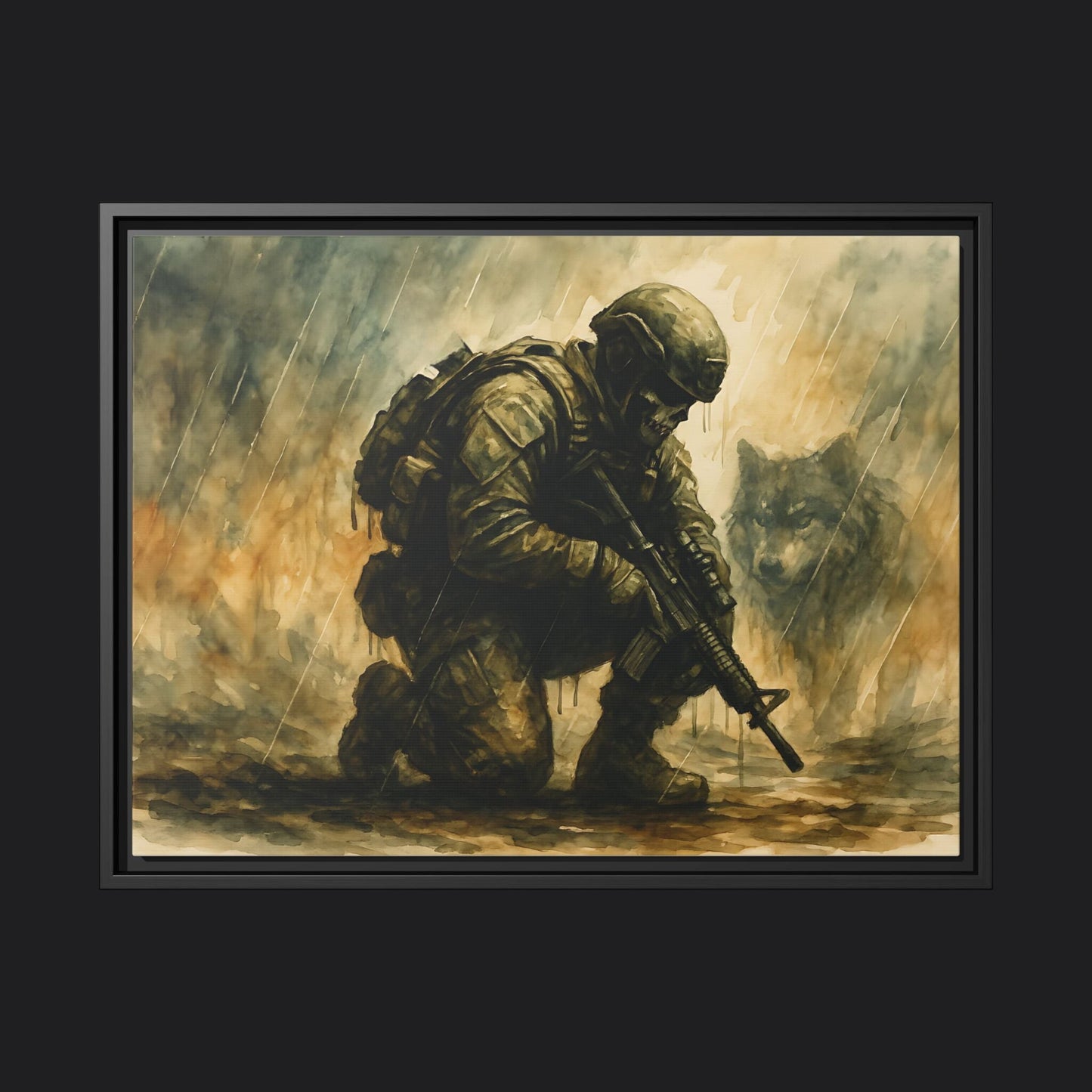 Loyalty in the Shadows Canvas Art – Alpha VI Signature Series
