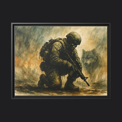 Loyalty in the Shadows Canvas Art – Alpha VI Signature Series