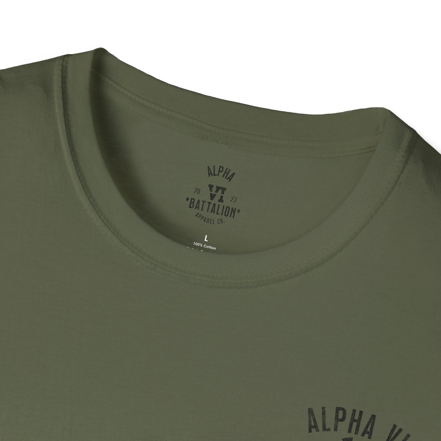 VET MOM Always Night Op Ready Tee — Black Text, Unisex Softstyle