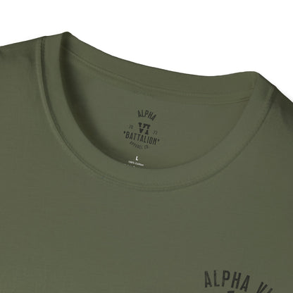 VET MOM Always Night Op Ready Tee — Black Text, Unisex Softstyle