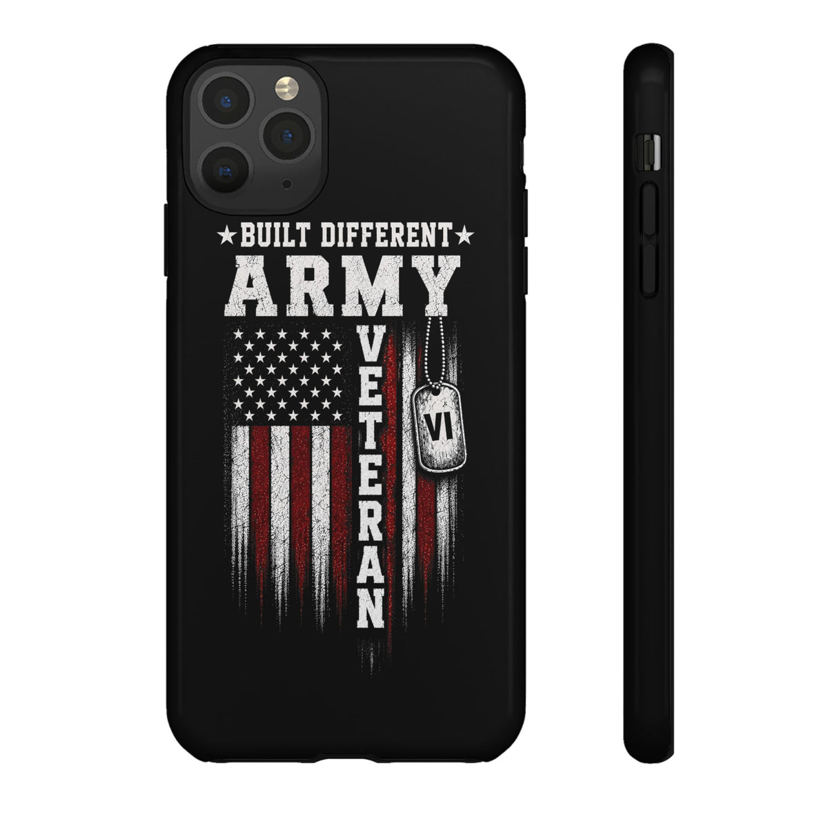 Built Different Army Veteran Tough Phone Case