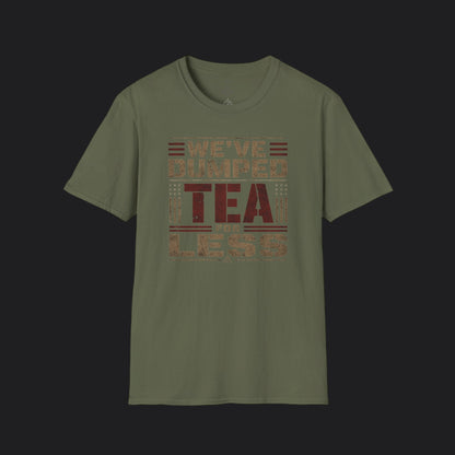 We've Dumped Tea For Less Tee — Patriotic American Humor T-Shirt
