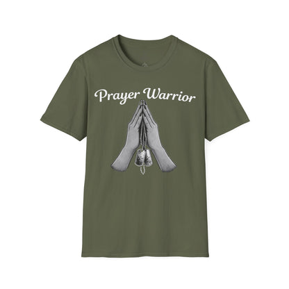 Prayer Warrior Tee Female — Christian Women's Faith Veteran T-Shirt