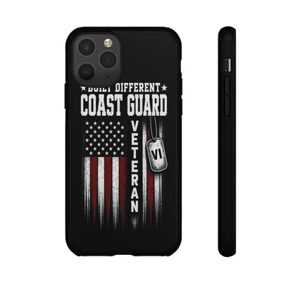 Built Different Coast Guard Veteran Tough Phone Case