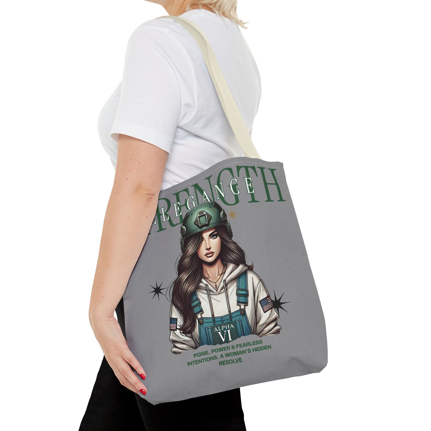 Strength & Elegance Tote Bag
