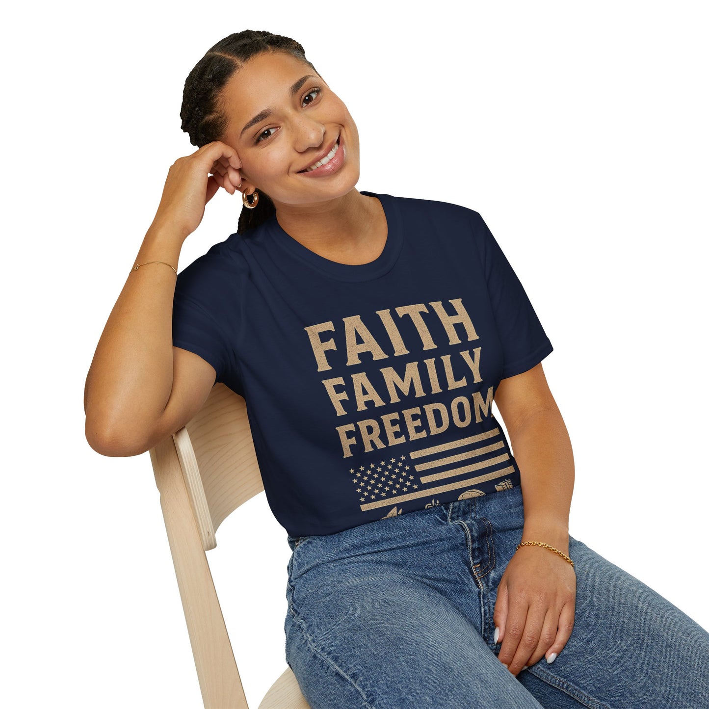 Faith Family Freedom Tee