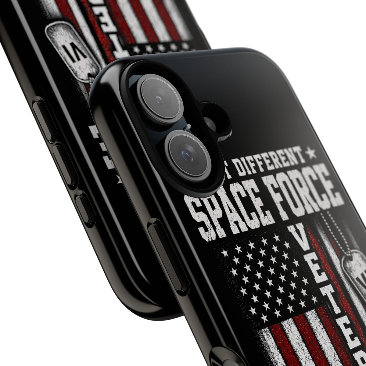 Built Different Space Force Veteran Tough Phone Case
