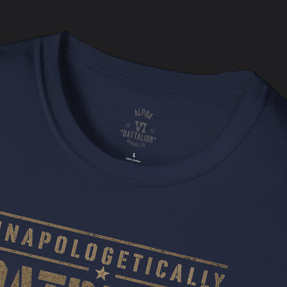 Unapologetically Patriotic Tee — American Pride Veteran T-Shirt