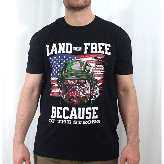 Land of the Free Because of the Strong Tee