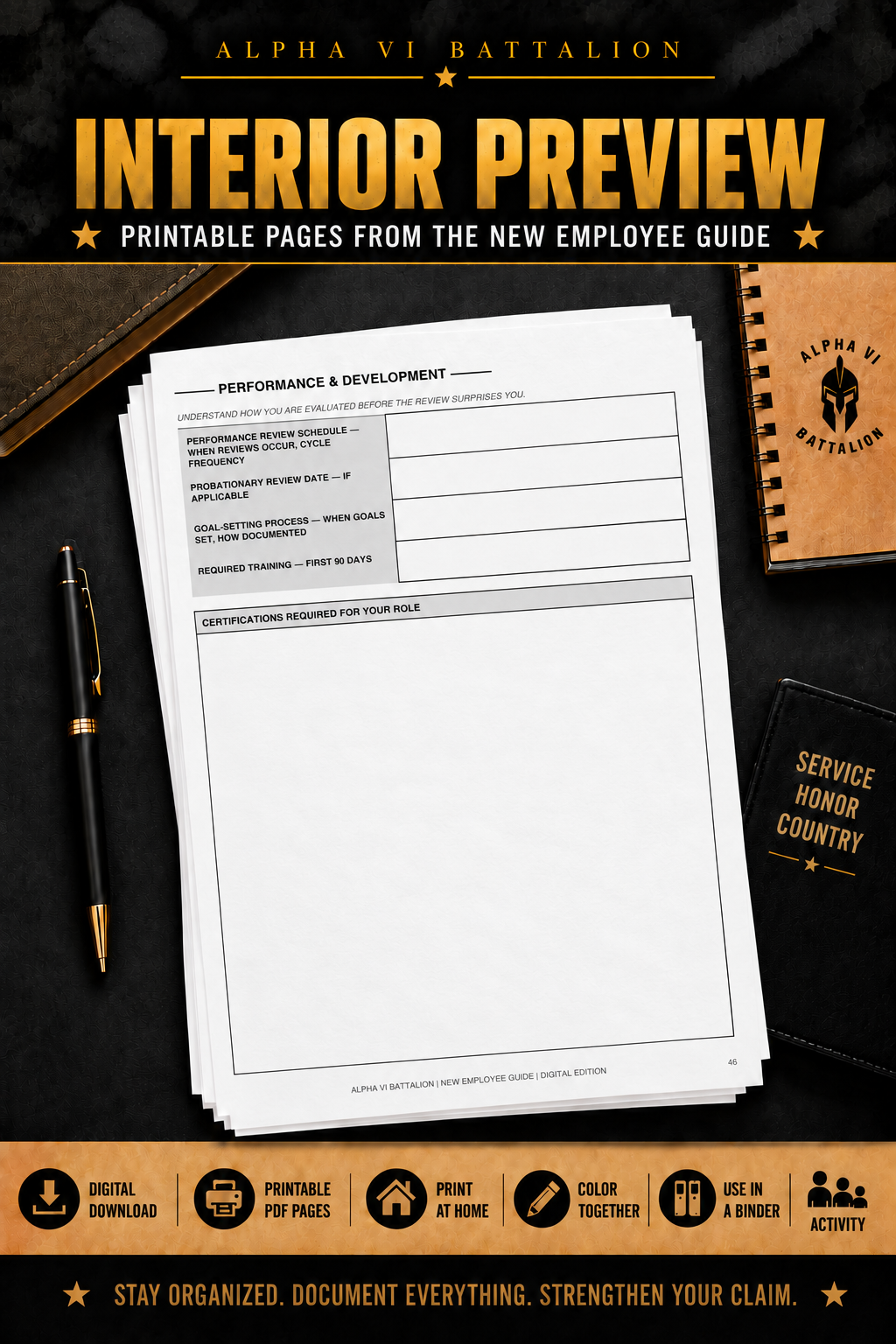 New Employee Guide: The Fillable Onboarding Workbook