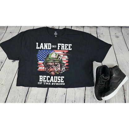 Land of the Free Because of the Strong Tee