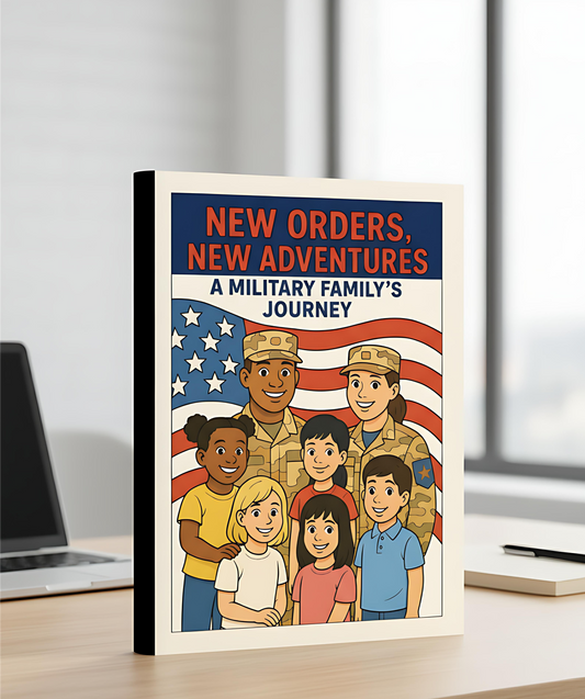 Alpha VI Coloring Book: New Orders, New Adventures – A Military Family's Journey