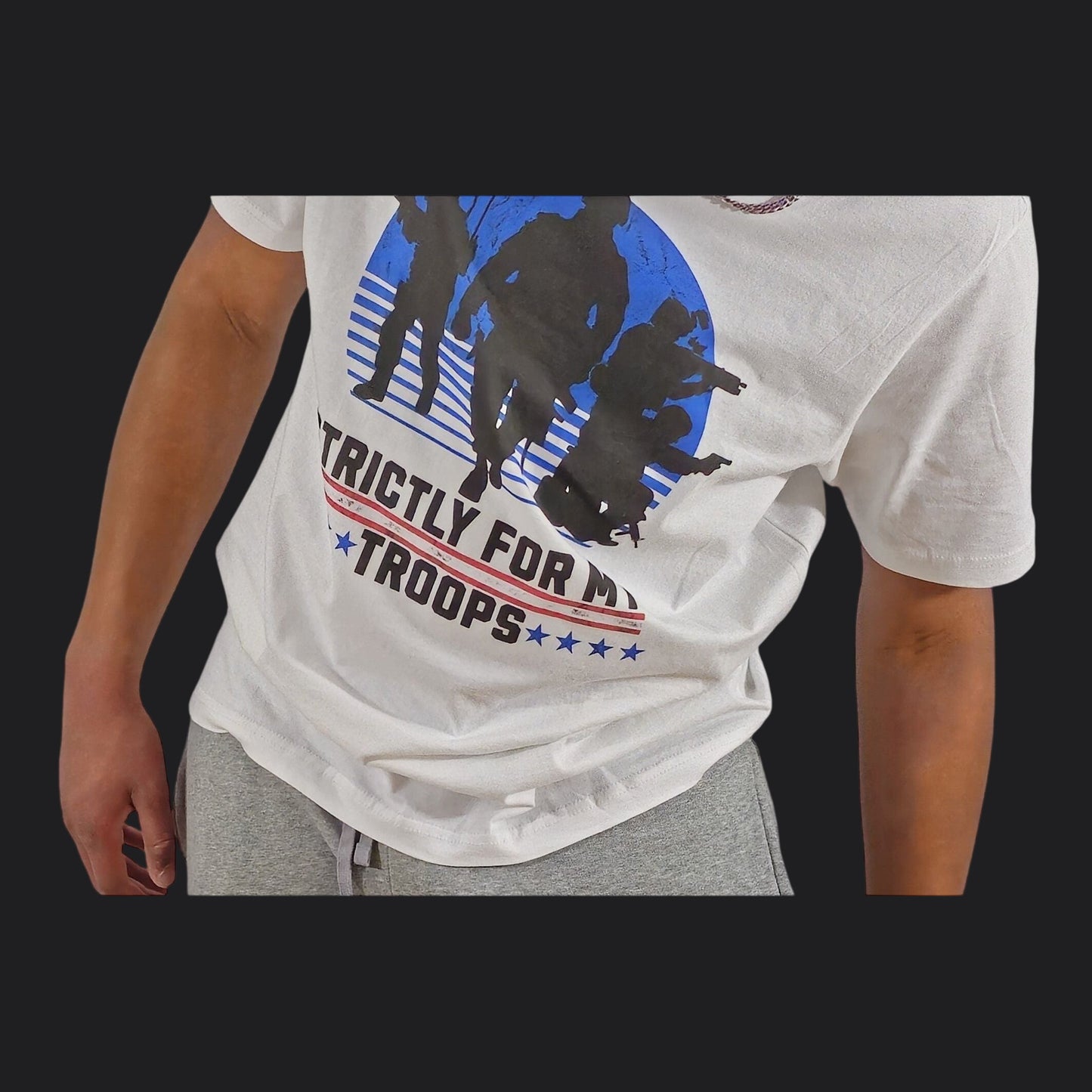 Strictly For My Troops Tee — Veteran Military Pride Unisex T-Shirt