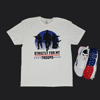 Strictly For My Troops Tee — Veteran Military Pride Unisex T-Shirt