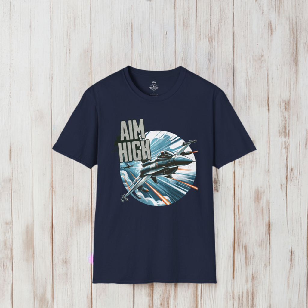 Aim High Fighter Jet Tee