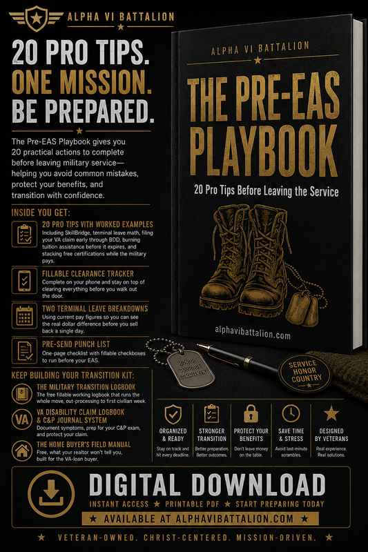 The Pre-EAS Playbook: 20 Pro Tips Before Leaving the Service